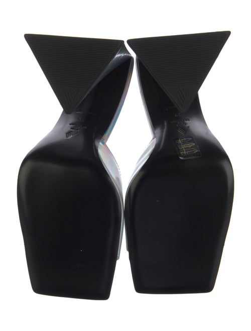 Attico Leather Slides