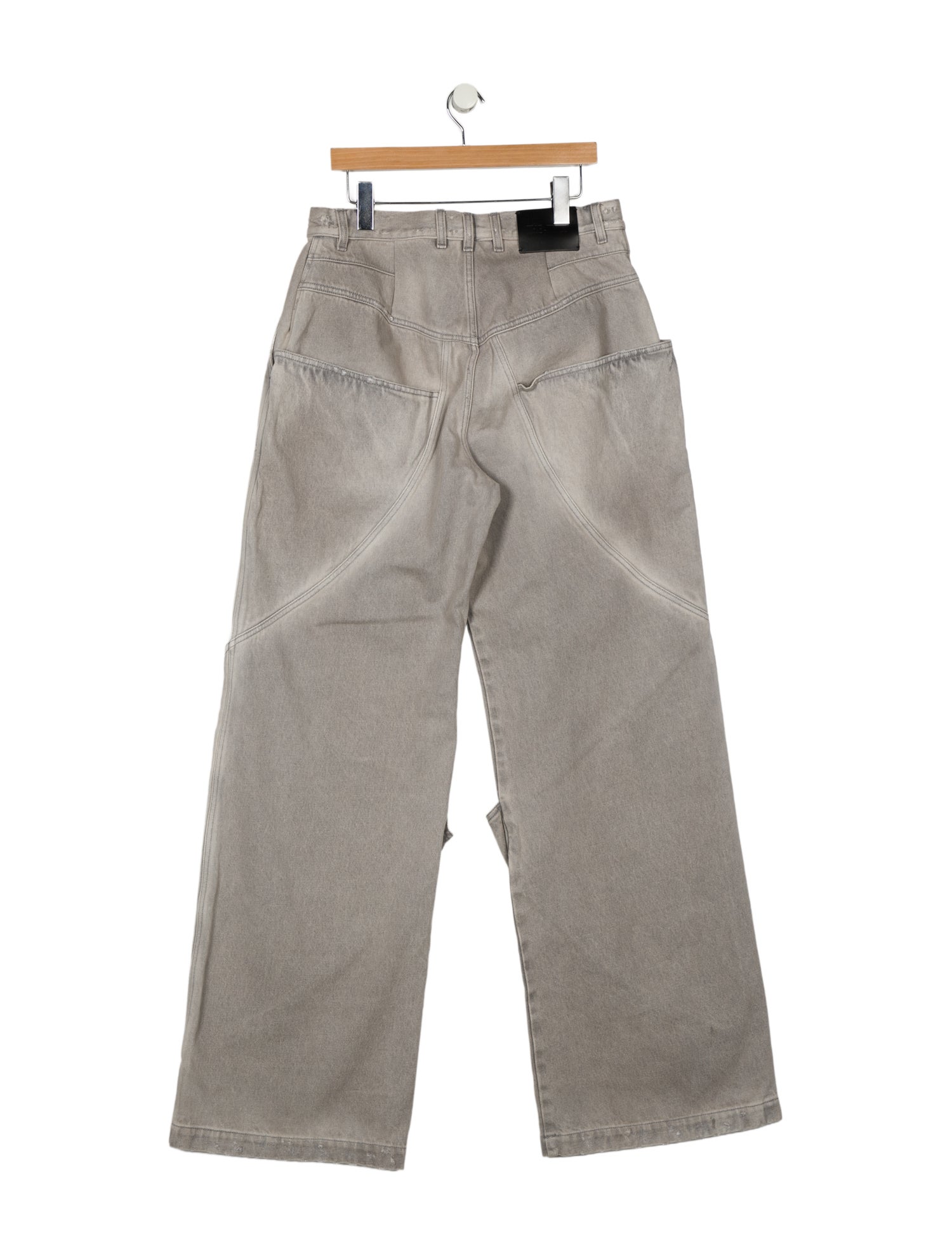 Attico High-Rise Wide Leg Jeans