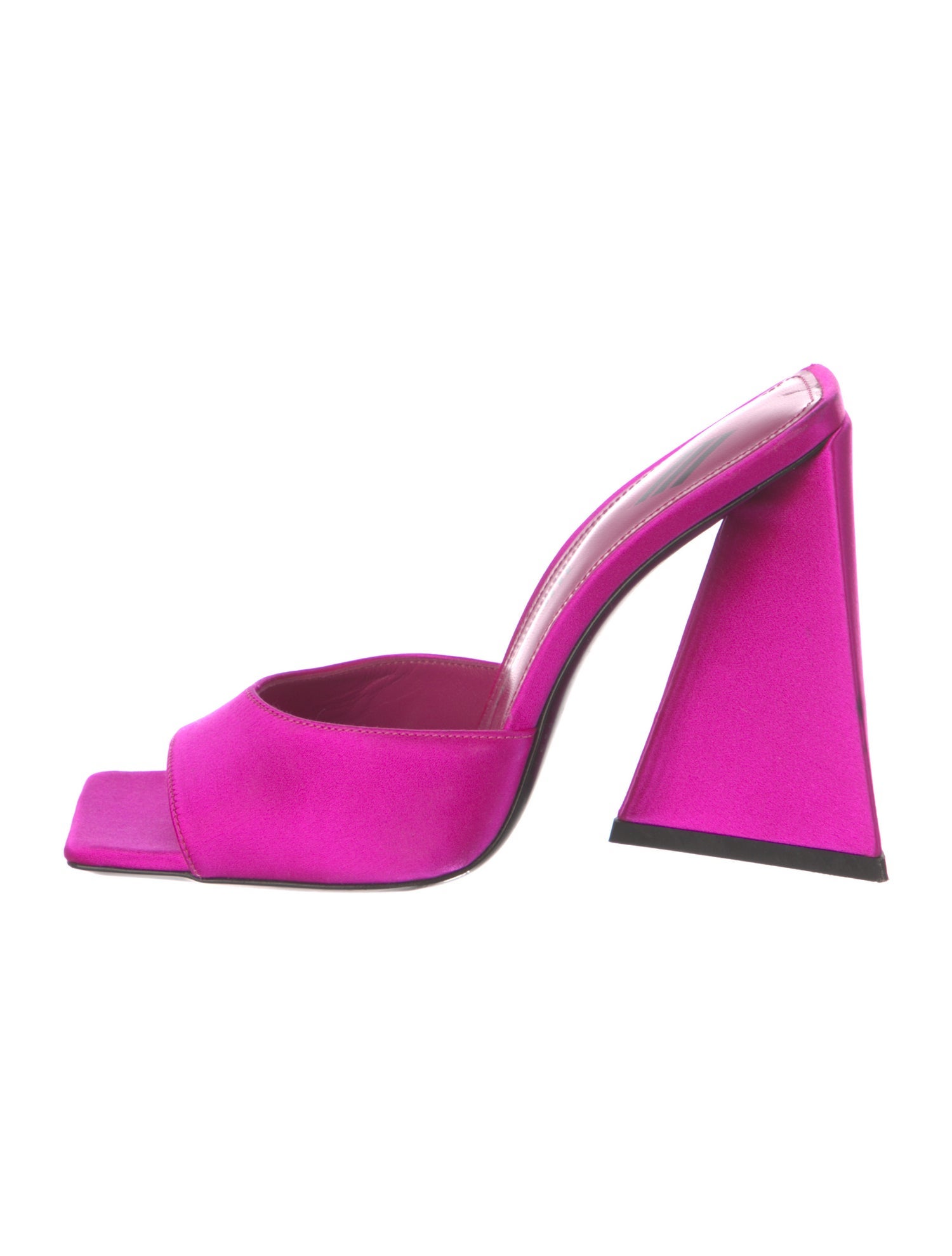 Attico Satin Slingback Sandals