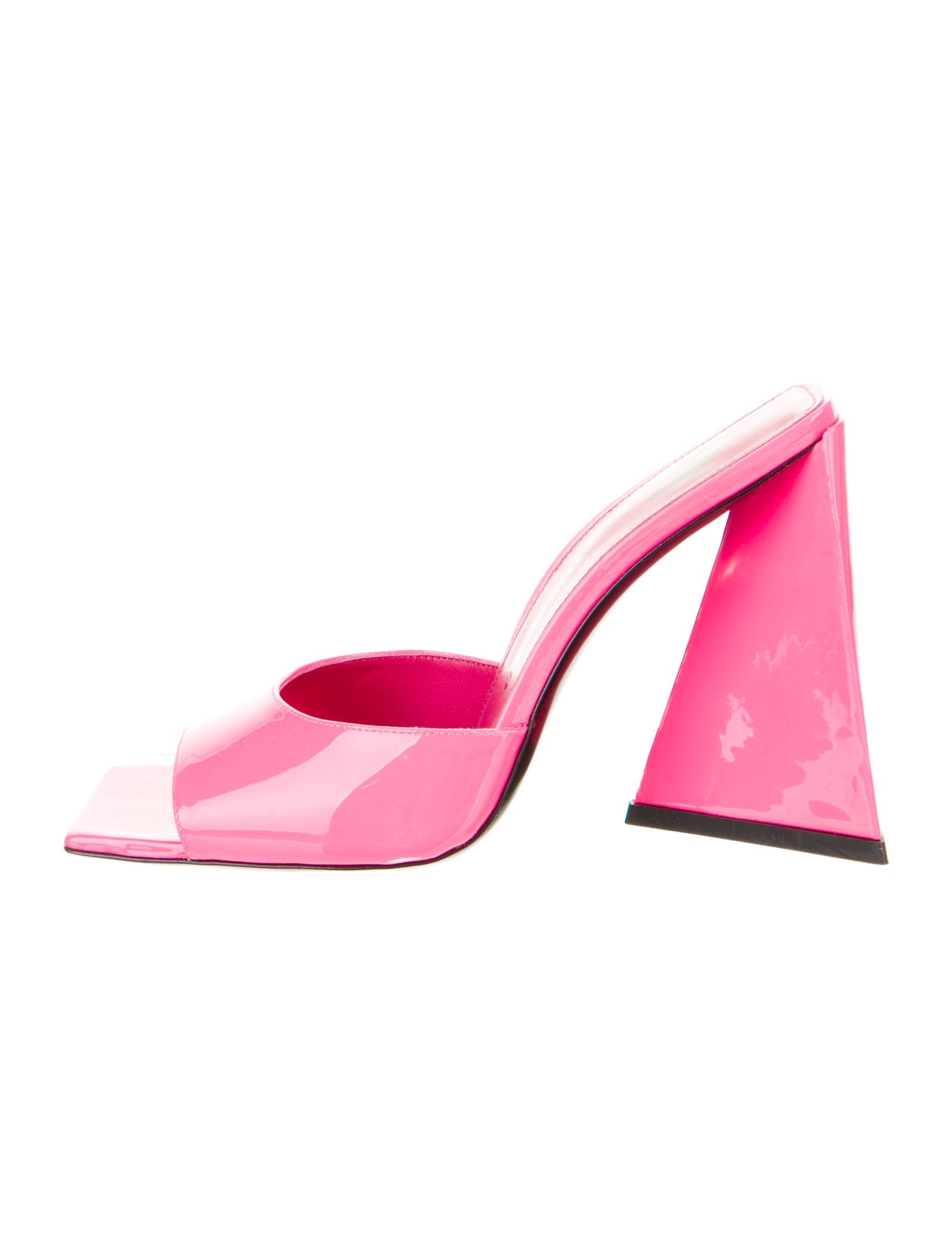 Attico Patent Leather Slides