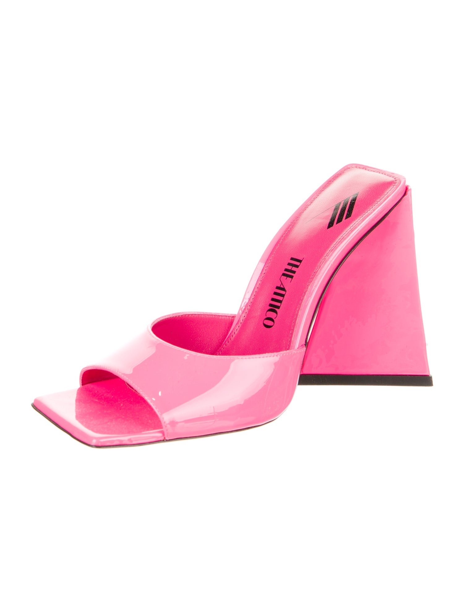 Attico Patent Leather Slides