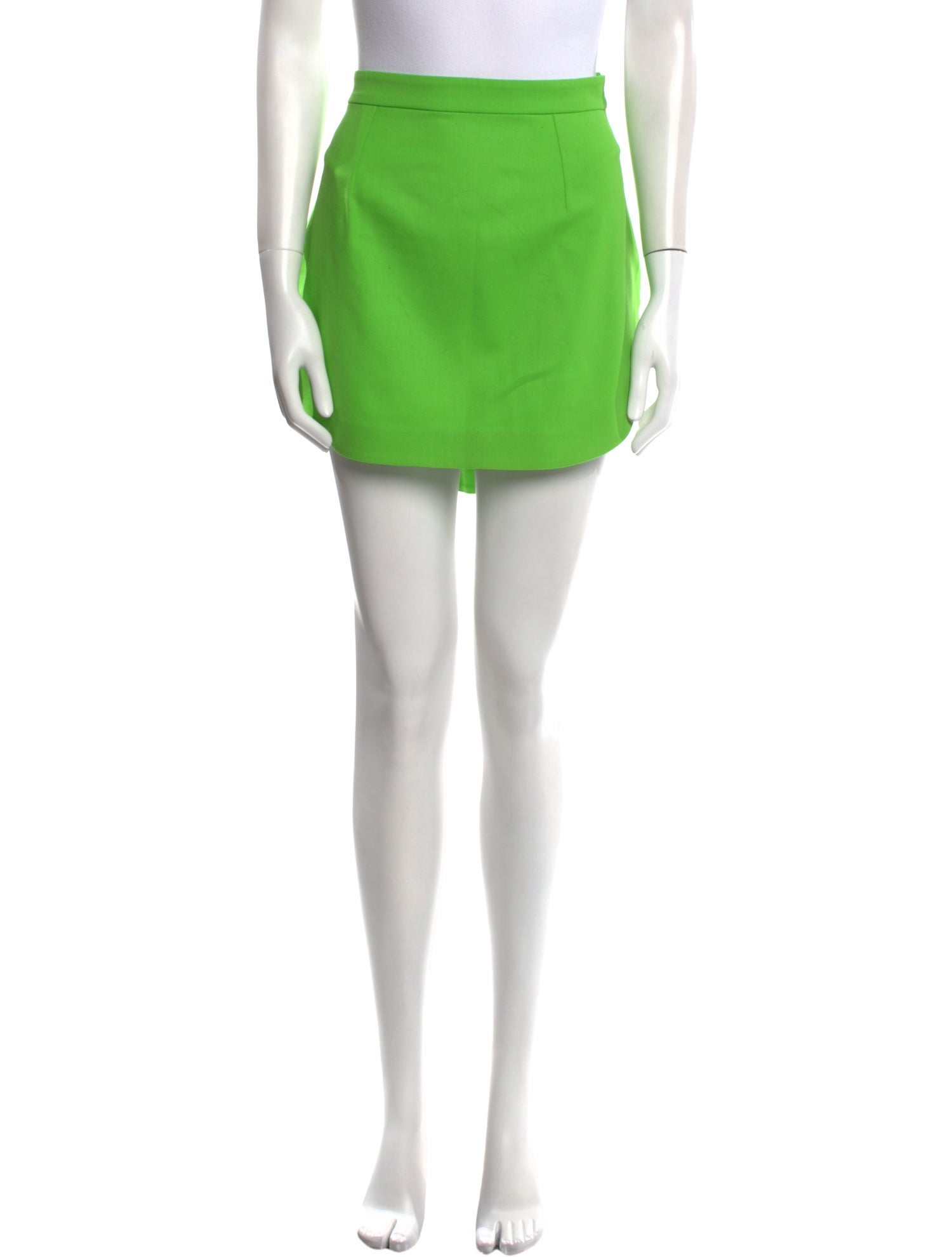 Attico Virgin Wool Mini Skirt