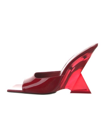 Attico Patent Leather Slides