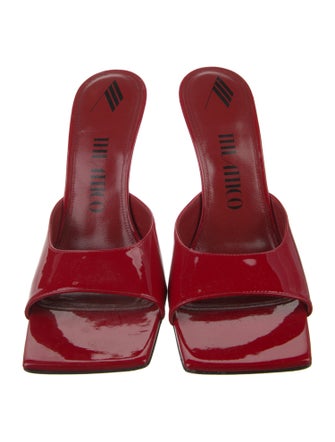 Attico Patent Leather Slides