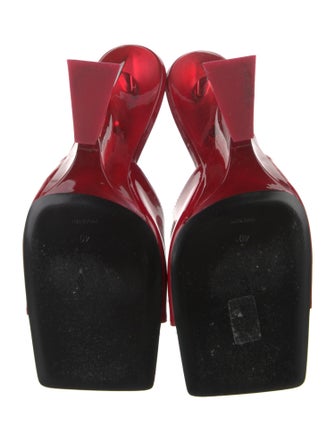 Attico Patent Leather Slides
