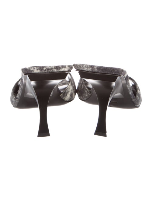 Attico Leather Printed Slides