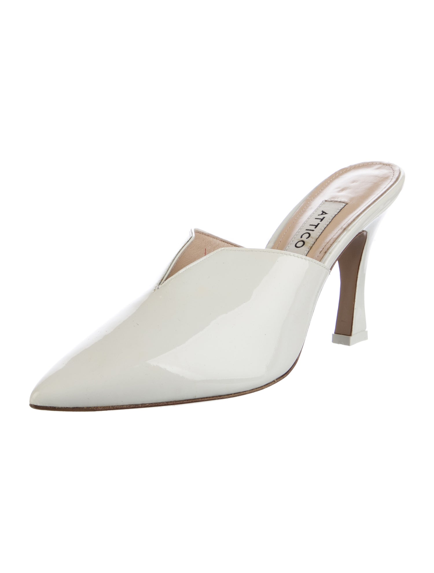 Attico Patent Leather Mules