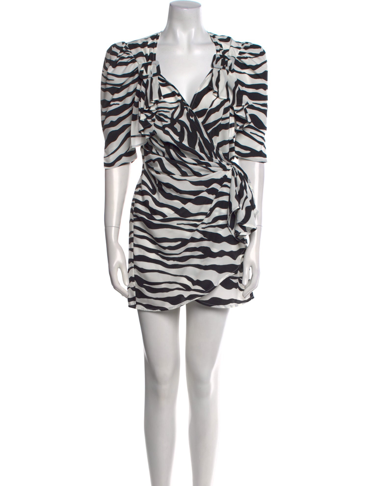 Attico Printed Mini Dress