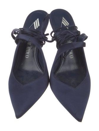 Attico Satin Slingback Pumps