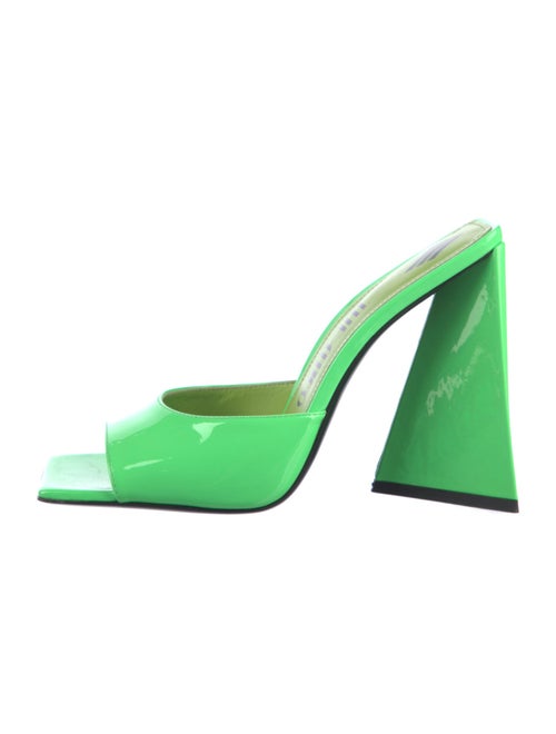 Attico Patent Leather Slides