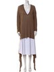Attico V-Neck Long Sleeve Tunic