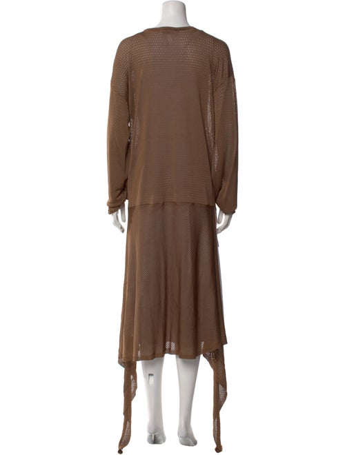 Attico V-Neck Long Sleeve Tunic