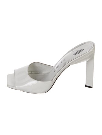 Attico Patent Leather Slides