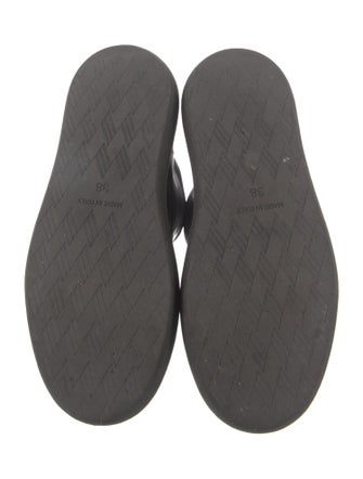 Attico Leather Combat Boots