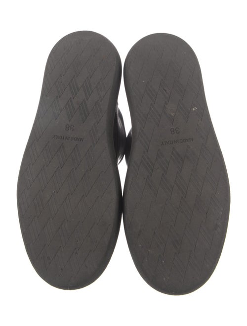 Attico Leather Combat Boots