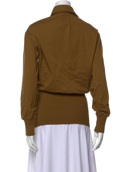 Attico Long Sleeve Button-Up Top