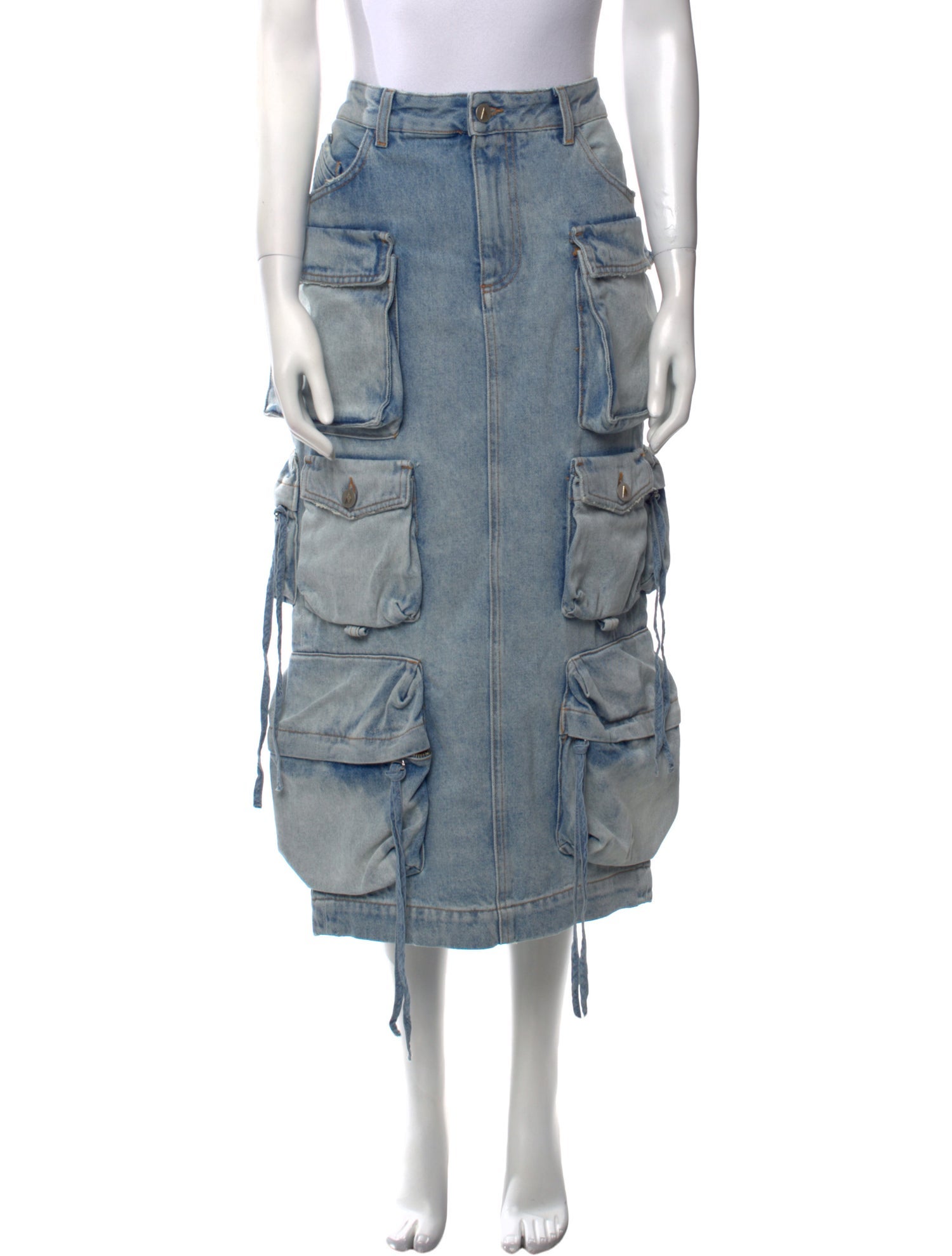 Attico Midi Length Skirt