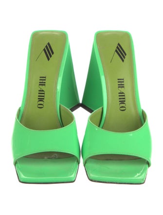 Attico Patent Leather Slides