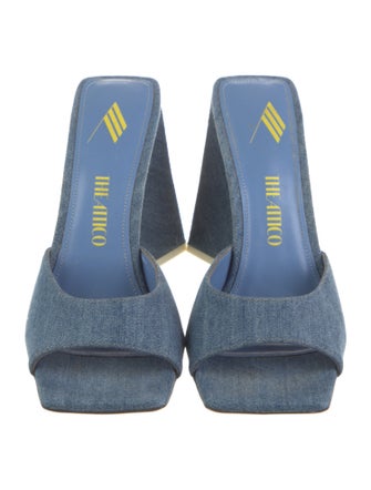 Attico Denim Slides