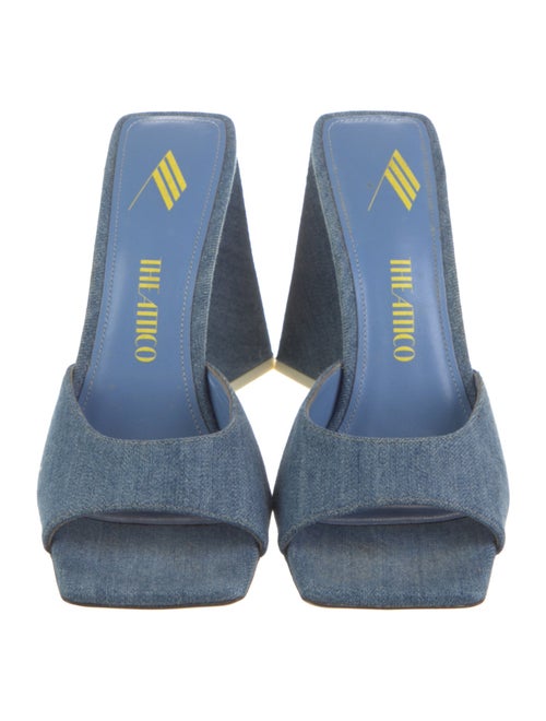 Attico Denim Slides