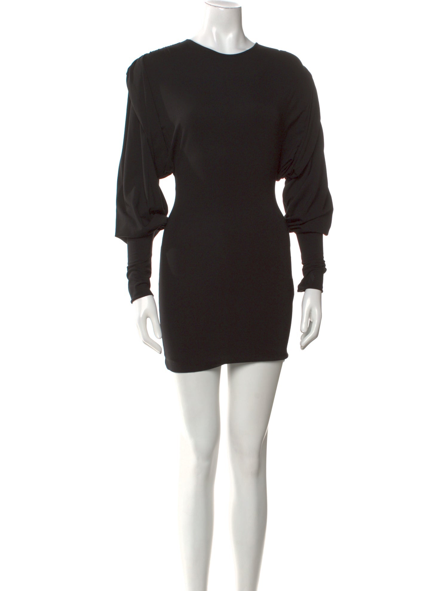 Attico Crew Neck Mini Dress