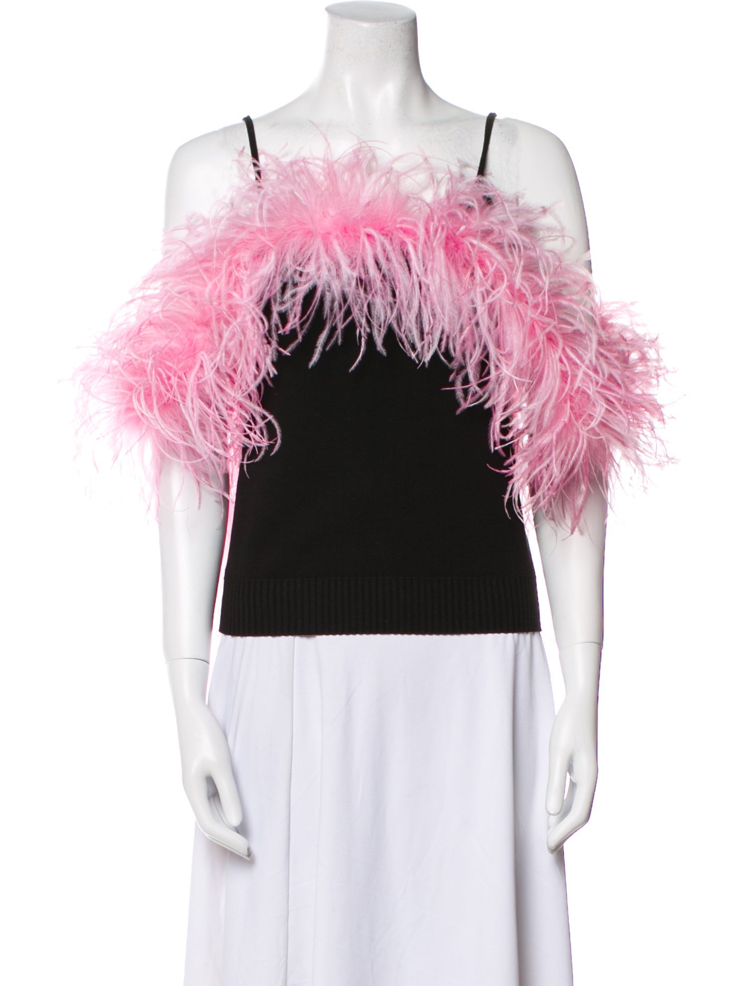 Attico Square Neckline Sweater