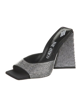 Attico Crystal Crystal Embellishments Slides