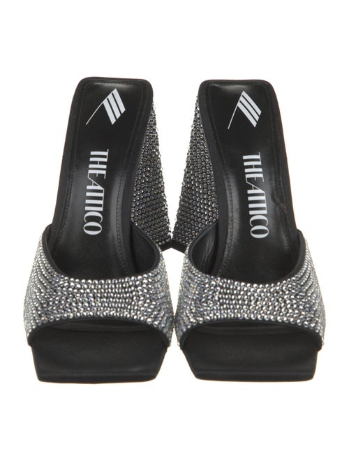 Attico Crystal Crystal Embellishments Slides