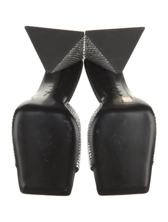 Attico Crystal Crystal Embellishments Slides