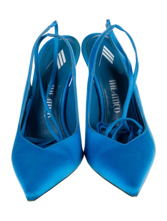 Attico Satin Slingback Pumps