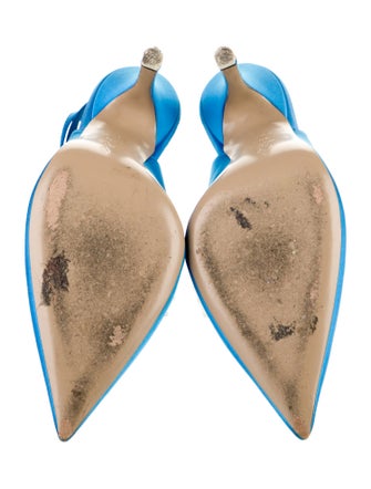 Attico Satin Slingback Pumps