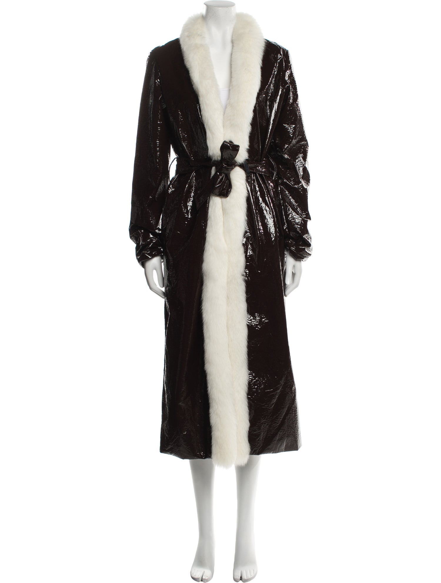 Attico Faux Fur Coat
