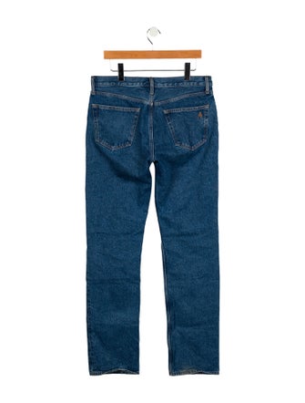 Attico Mid-Rise Straight Leg Jeans