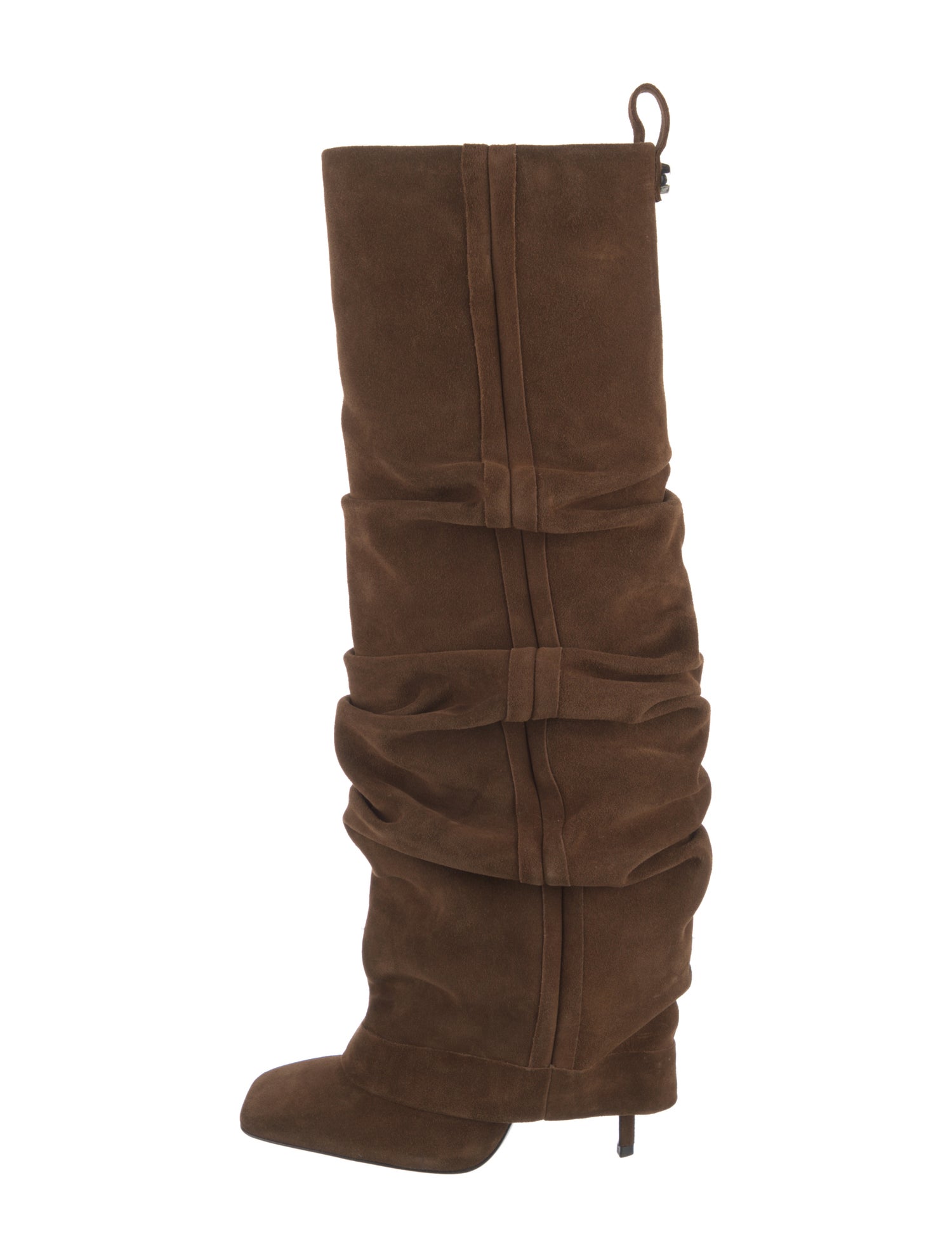 Attico Suede Slouch Boots