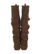 Attico Suede Slouch Boots