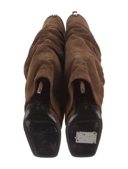 Attico Suede Slouch Boots