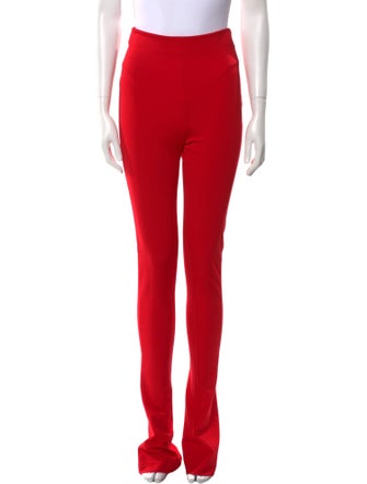 Attico Virgin Wool Straight Leg Pants