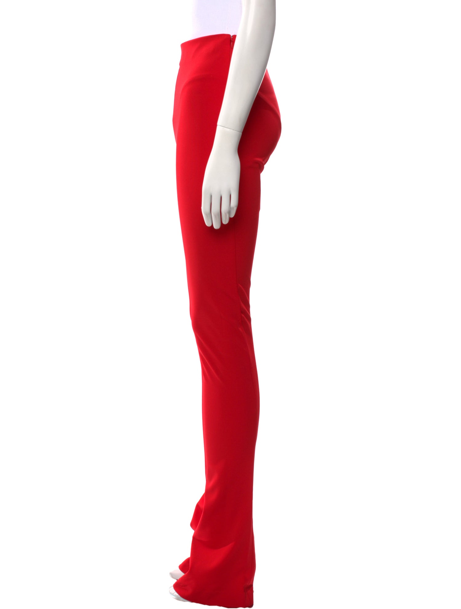 Attico Virgin Wool Straight Leg Pants