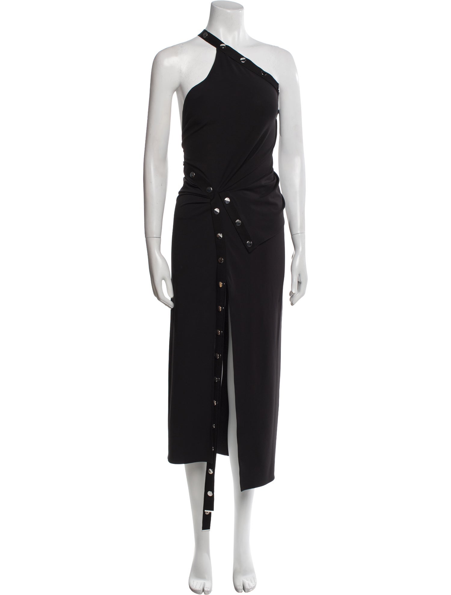 Attico One-Shoulder Long Dress