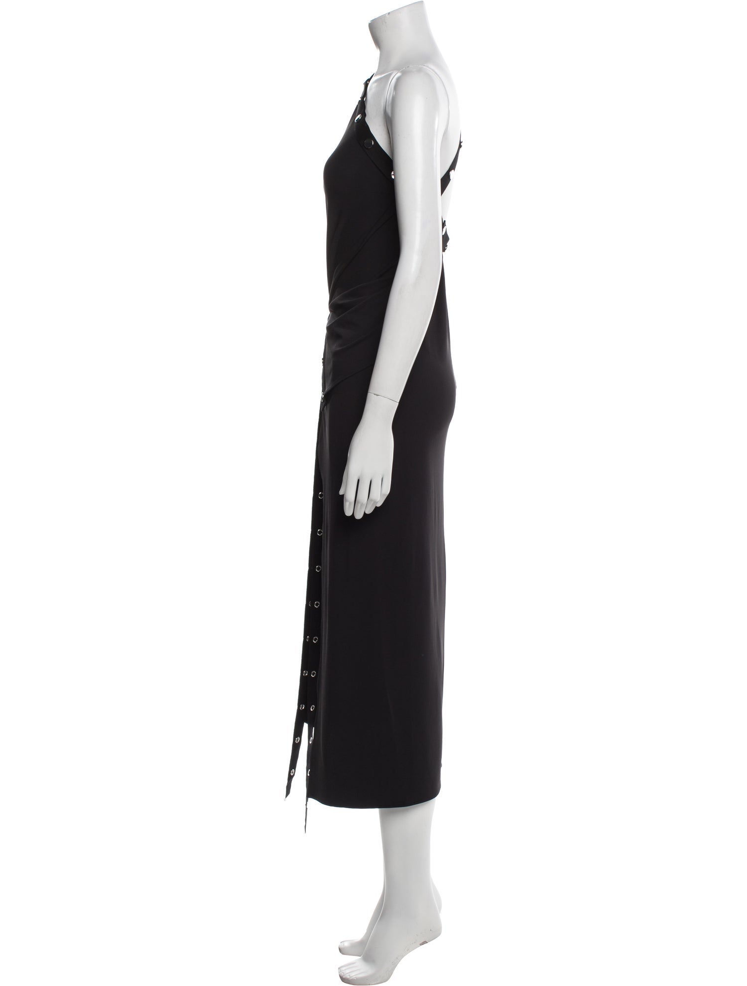 Attico One-Shoulder Long Dress