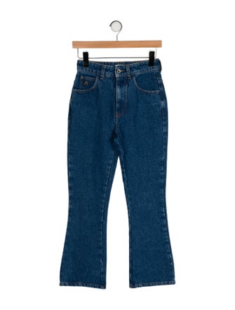 Attico High-Rise Wide Leg Jeans