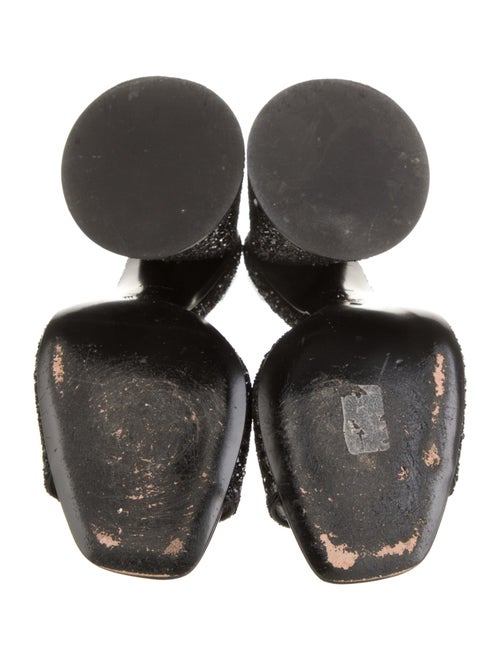 Attico Glitter Slides