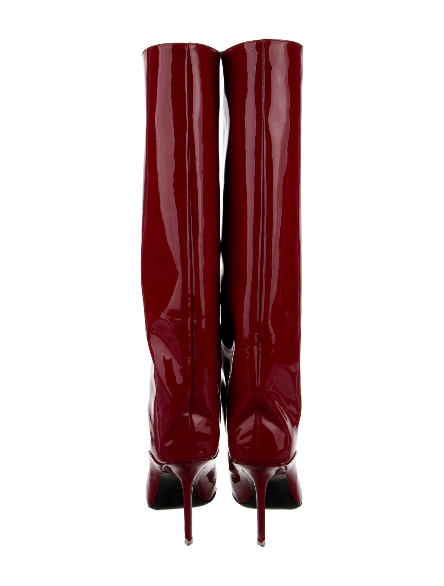 Attico Patent Leather Boots