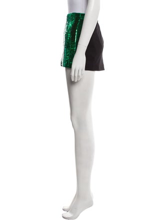Attico Sequin Embellishments Mini Skirt