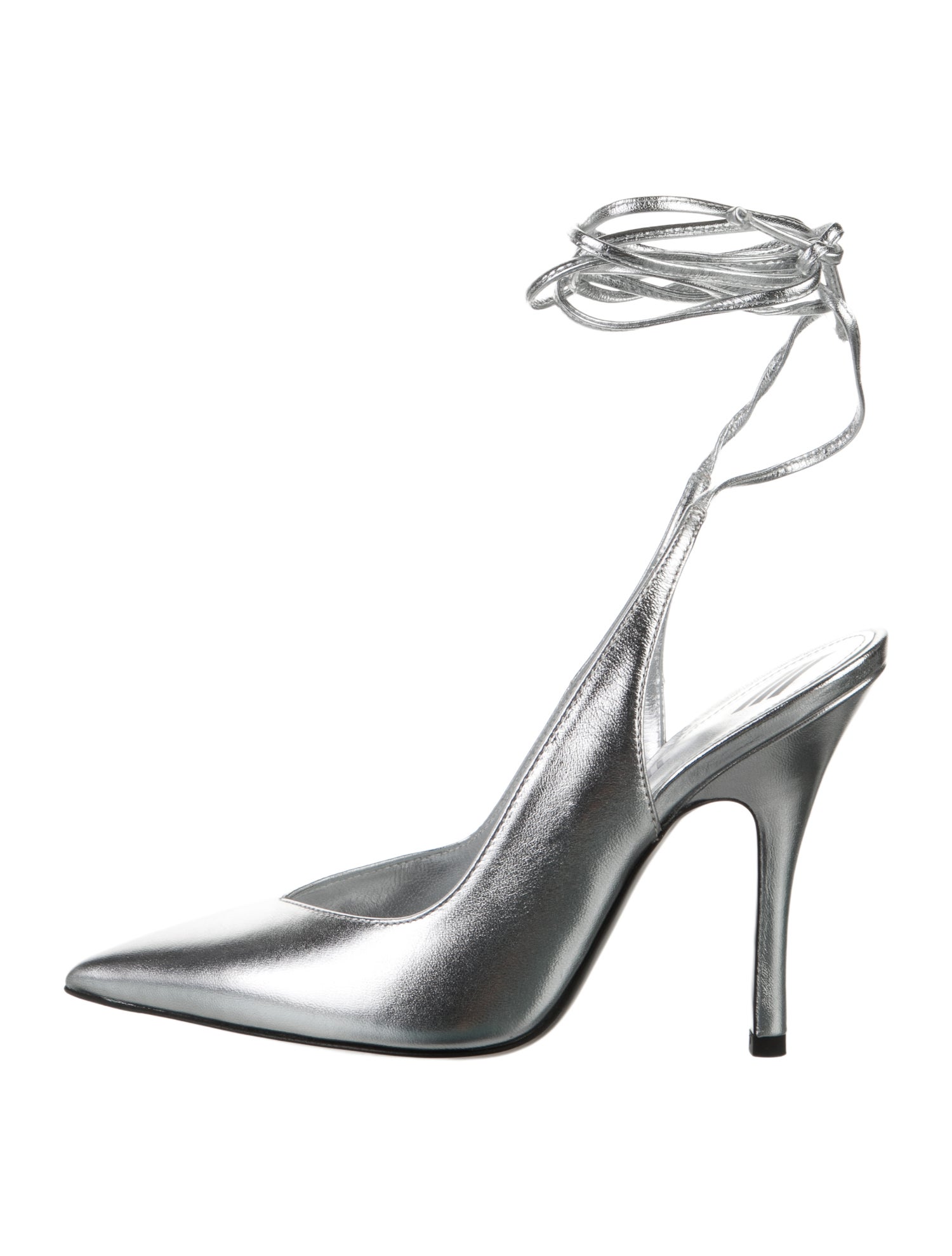 Attico Leather Slingback Pumps