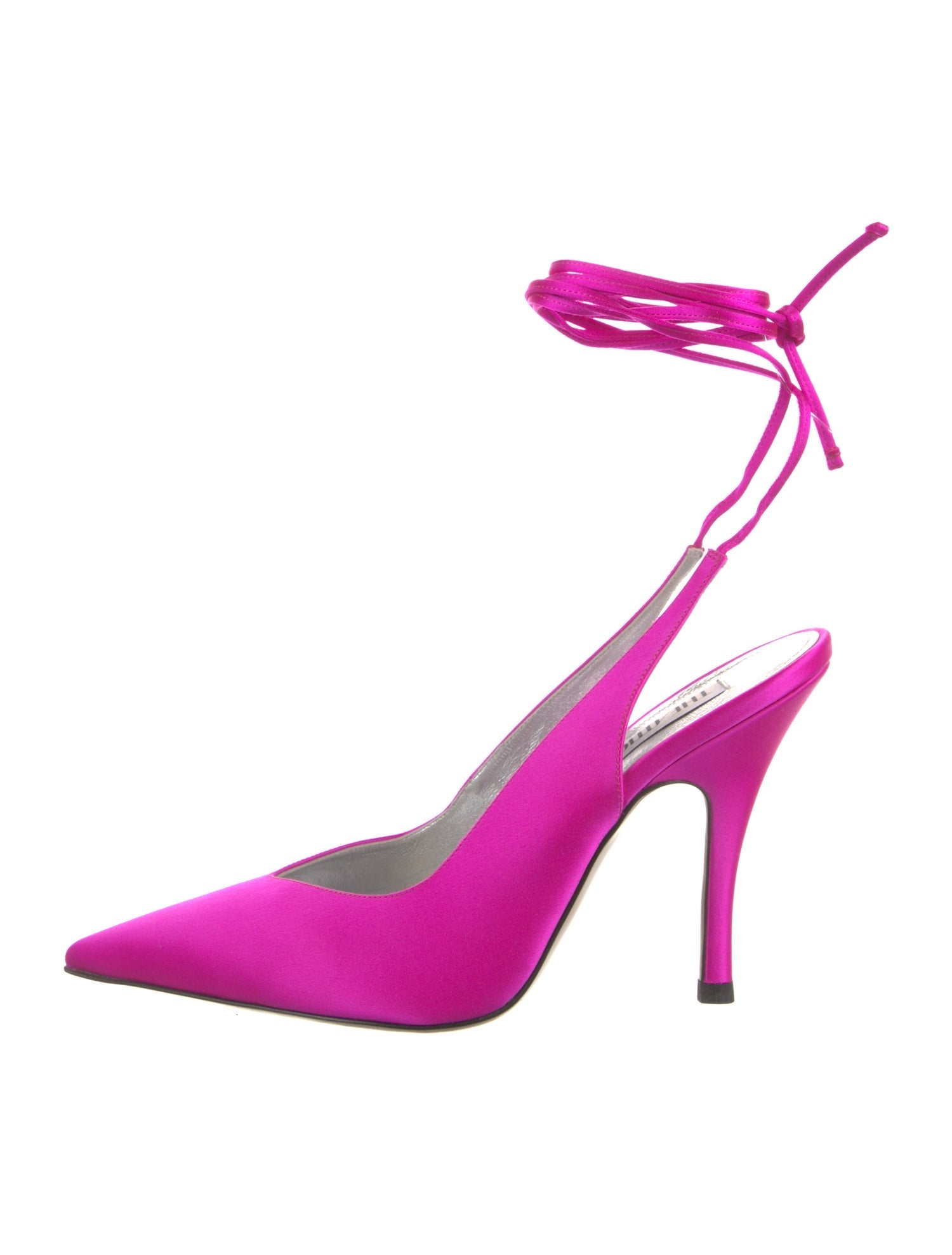 Attico Satin Slingback Pumps