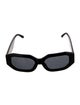 Attico x Linda Farrow Mini Marfa Square Sunglasses