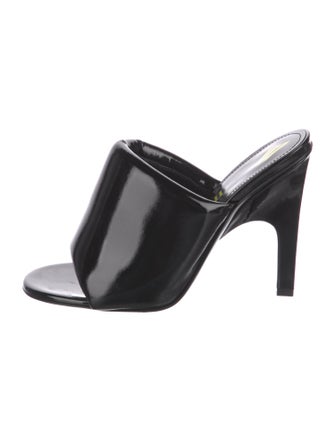 Attico Patent Leather Slides