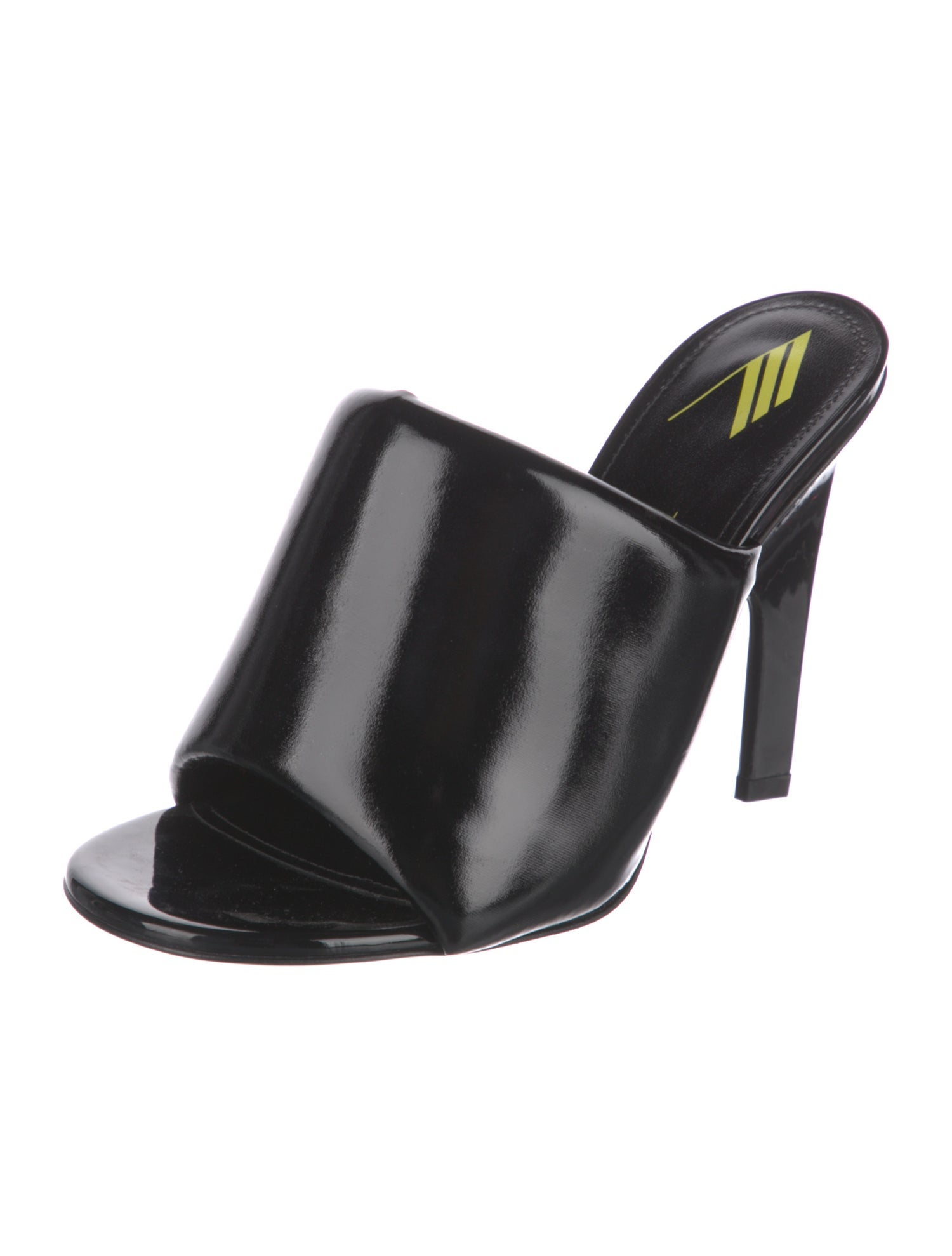 Attico Patent Leather Slides