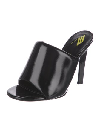 Attico Patent Leather Slides